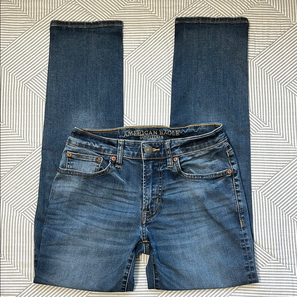 American Eagle Outfitters Men's Slim Straight Leg Jeans